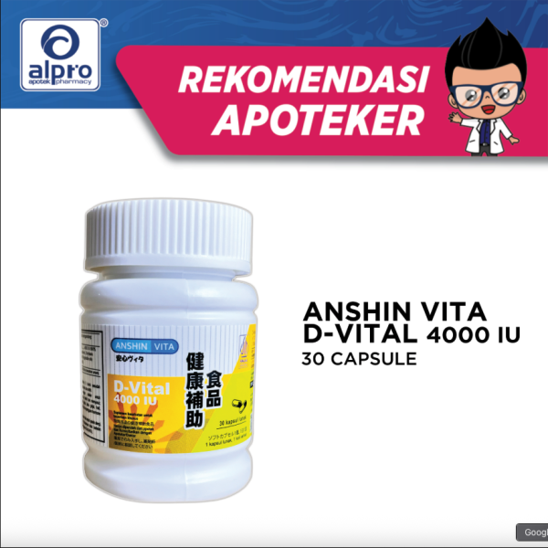 Anshin Vita D-Vital 4000 Iu 30Tab